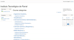 Desktop Screenshot of cursos.itparral.edu.mx